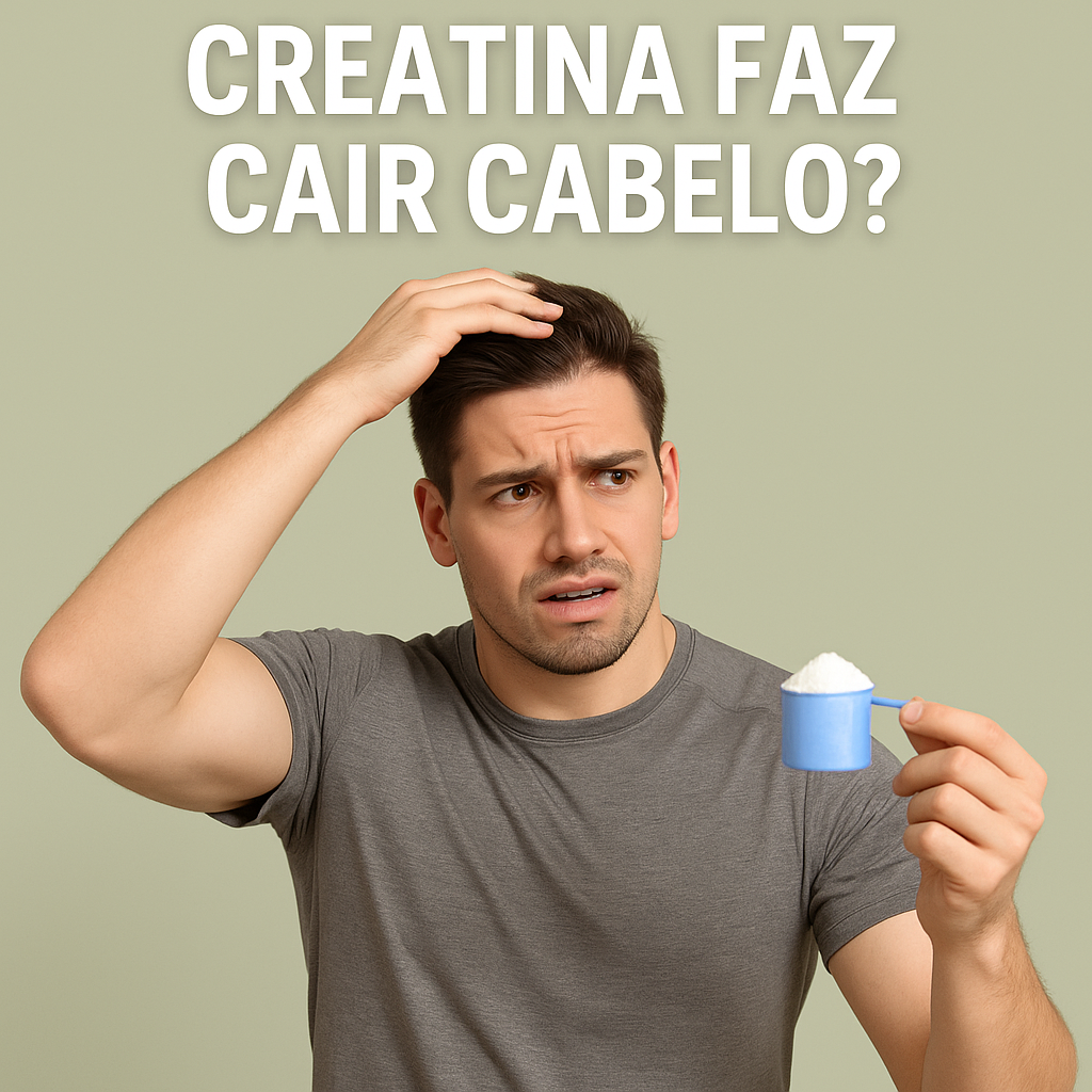 creatina e queda de cabelo